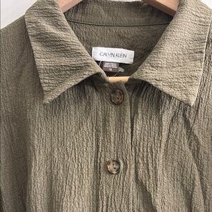 Calvin Klein Olive Textured romper